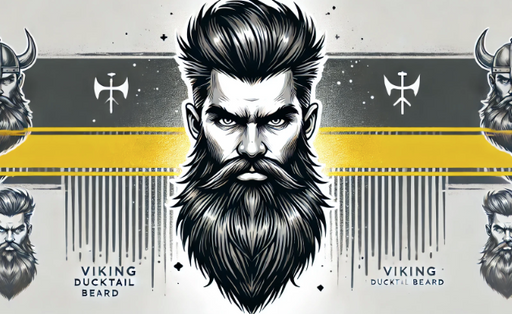 Viking Ducktail Beard Style